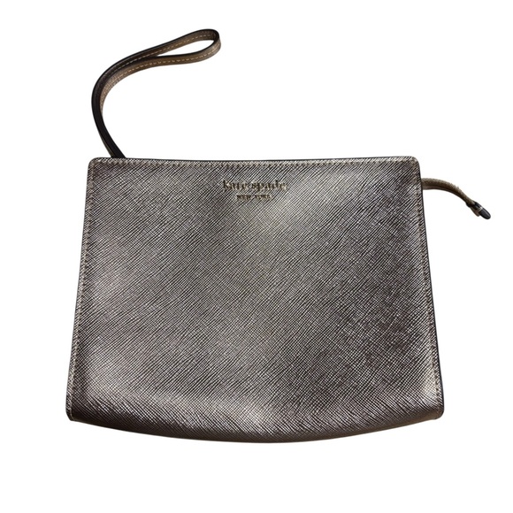 KATE SPADE Metallic Shimmering Pink Cosmetics Bag — SUPER CUTE!!! - Picture 2 of 7